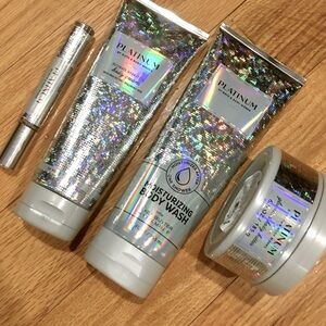 NWT Bath & Body Works Platinum 4 Piece Set